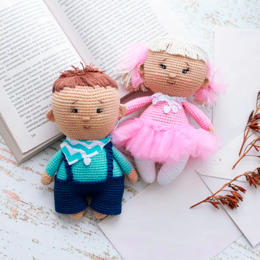 Вязаные пупсы