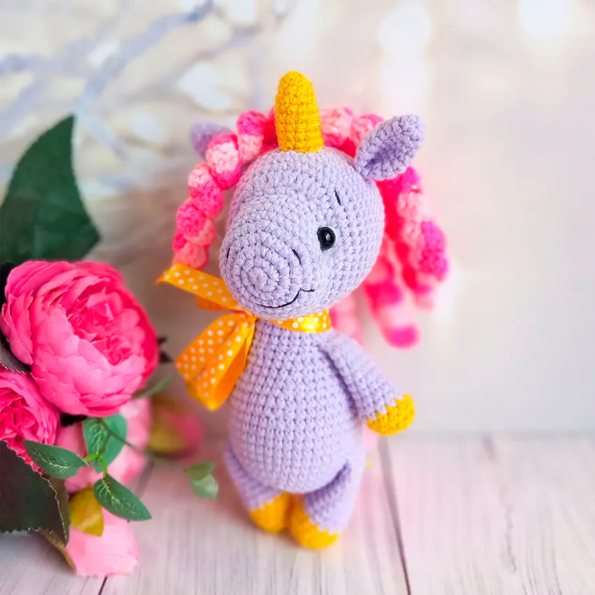 Единорожка с ладошку